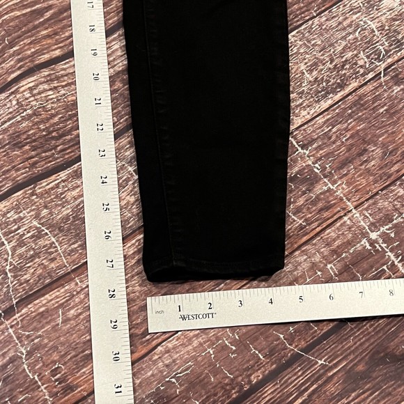 Paige Women Verdugo Ultra Skinny Black Wash Stretch Denim Jean Size 27 (26X27.5) - Picture 15 of 16